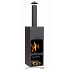 Hotpot firepit 45x45x199 cm