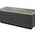 Plantenbak 100x40xH35 Antr. glad, rechthoek + voet 5 cm