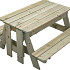 Kinderpicknicktafel met zandbak