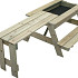 Kinderpicknicktafel met zandbak