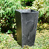 Plantenbak Tall taper black slate 80cm