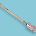 Spade IDEAL, type 1006 nr.2, met T-steel. GEPOLIJST blad 17,5 x 28 cm