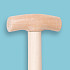 Spade IDEAL, type 1006 nr.2, met T-steel. GEPOLIJST blad 17,5 x 28 cm