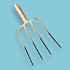 Mestvork OFFNER 4 tands, met lipdul
