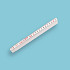 Duimstok HULTAFORS 200 cm glasfiber wit 10 delig