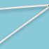 Duimstok HULTAFORS 100 cm glasfiber wit