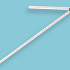Duimstok HULTAFORS 100 cm glasfiber wit