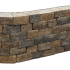 Pilestone ronde plantenbak Walnut