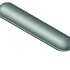 Infra Stoot- plakband zonder voet 12x20x100 2 x rond grijs