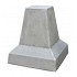 Poer (20x20)x(45x45)x50 cm + schroefhuls M16 (met voet)