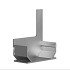 Sleufgoot aluminium Sidedrain/75 eindstuk links