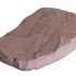 Staptegel flagstone Gres rood 25-35 mm dik