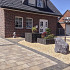 Palissade Black pearl naturel 100x12x12 cm