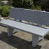 Bank Basic met rugleuning 115 cm