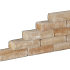 Pilestone Line Mont Blanc 40x15x10 cm