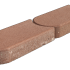 Graskantsteen Rood 22x12x4,5