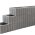 Rechthoekflor Grijs 60x40x25