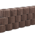 Cirkelflor Mini Bruin/Rood 30x20x20