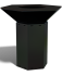 Barbecue 100 Black-Met rooster-Met deksel-Met verrijdbaar onderstel