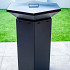 Barbecue 75 Black-Met rooster-Met deksel-Met verrijdbaar onderstel