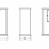 Gepoedercoat staal brievenbus Type L-RAL7016 (antraciet grijs)