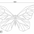 Metalen wanddecoratie Butterfly 2.0-Large
