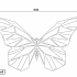 Cortenstaal wanddecoratie Butterfly 2.0-Small
