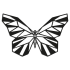 Metalen wanddecoratie Butterfly 2.0-Small