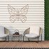 Cortenstaal wanddecoratie Butterfly 1.0-Large