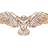 Cortenstaal wanddecoratie Eagle-Large