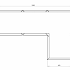 Cortenstaal plantenbak Hoekopstelling 180x120x60cm hoogte=40cm opties=geen bodemplaat