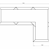Cortenstaal plantenbak Hoekopstelling 90x60x30cm hoogte=40cm opties=bodemplaat