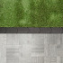Graskantsteen Antraciet 22x12x4,5
