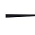 Aluminium sight plank Zwart 9005 20x50x1780mm