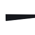 Aluminium sight plank Zwart 9005 20x100x1780mm