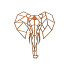 Cortenstaal wanddecoratie Elephant 2.0-Large