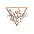 Cortenstaal wanddecoratie Flower 1.0-Small