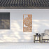 Cortenstaal wanddecoratie Flower 2.0-Large