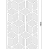 Cortenstaal wanddecoratie Geometric Pattern 1.0-Large OP=OP