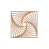 Cortenstaal wanddecoratie Geometric Pattern 3.0-Small