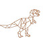 Cortenstaal wanddecoratie Dinosaur-Large OP=OP