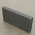 Palissade band rond 6x25x50 zwart