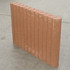 Palissade band rond 6x40x50 bruin
