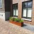 Cortenstaal plantenbak Rechthoek XL 200x40 hoogte=40cm opties=geen bodemplaat