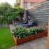 Cortenstaal plantenbak Rechthoek XL 240x80 hoogte=40cm opties=geen bodemplaat