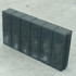 Palissade band vierkant 8x25x50 zwart