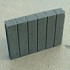 Palissade band vierkant 8x35x50 zwart