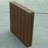 Palissade band vierkant 8x50x50 bruin