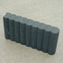 Palissade band rond 8x25x50 zwart
