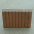 Palissade band rond 8x35x50 bruin